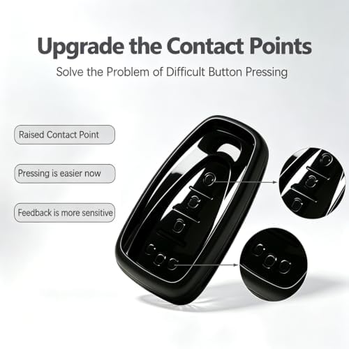 for Chevy Key Fob Cover with Keychain Soft TPU Key Shell Key Case Compatible - Image 6
