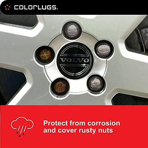 ColorLugs Vinyl Lug Nut Cover | Black | Flexible Fit Wheel Lug Nut Cap | Fits - Image 6
