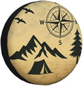 Camping Adventure Spare Tire Cover by Unknown