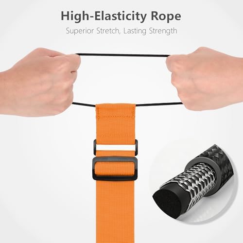 Mayski 4 Pack Adjustable Elastic Luggage Connector Straps - Image 3