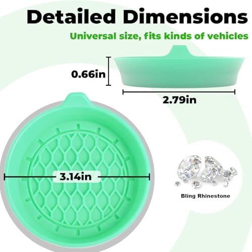 2 PCS Car Cup Coasters, Cup Holder Coaster - Image 2