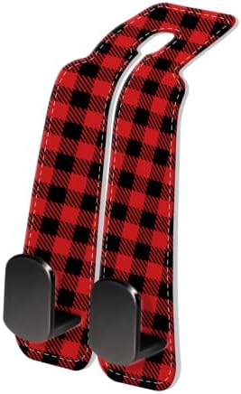 PU Leather Car Seat Hook, Storage Headrest Hanger, Cute Car Backseat Organizer by Unknown