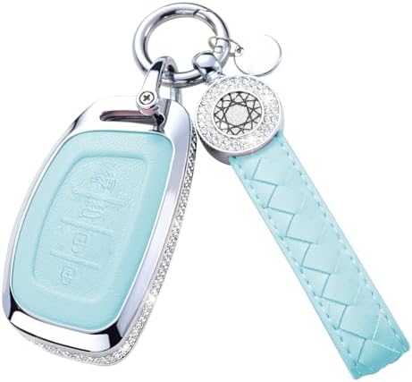 for Hyundai Key Fob Cover with Keychain, 4 Buttons by Unknown