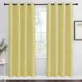 NICETOWN Paler Yellow Blackout Curtains 78" Long by NICETOWN