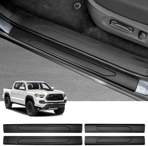 ZZEQYG 4 Pcs ABS Material Door Sill Protector Compatible by ZZEQYG