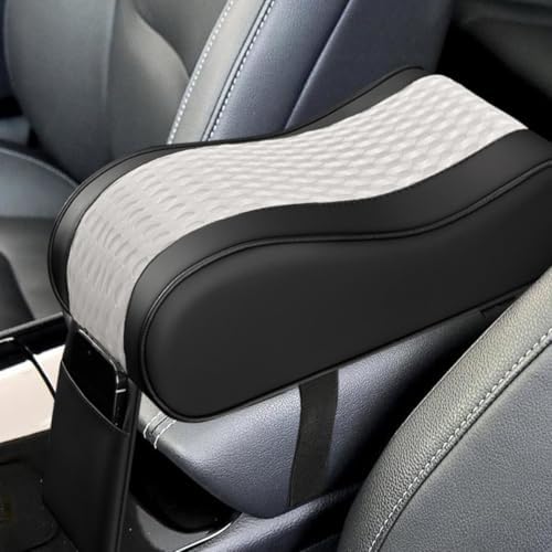 Car Armrest Cushion, Leather Memory Foam Car Center Console Arm Rest Pillow by Unknown