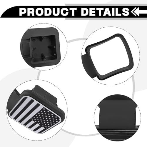 Trailer Hook Dust-Proof Plug, 1.9 Inch Hitch Cover Trailer Hitch Cover - Image 3