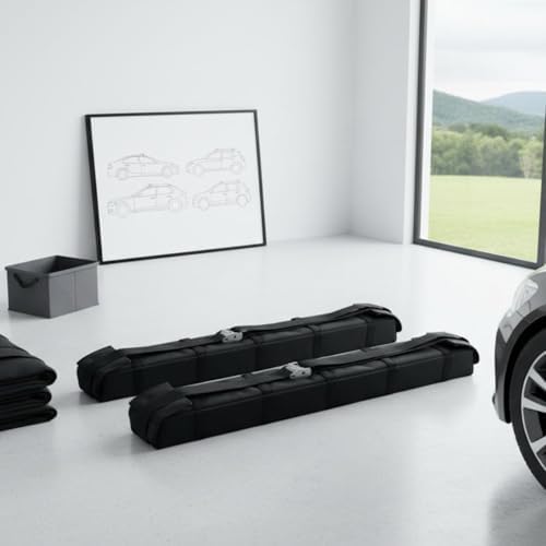 2 Pieces Soft Roof Rack Car Roof Pad Portable Roof Carrier Rack Pads - Image 2
