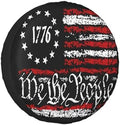 Vintage America American Flag Weatherproof Spare Tire Cover by Unknown