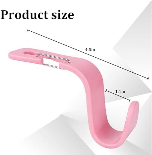 4PCS Car Seat Headrest Hook, Auto Interior Backseat Storage Hook Holder - Image 2