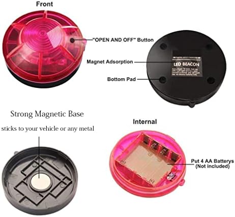 LED Road Flares Roadside Flashing Emergency Lights Beacon - Image 6