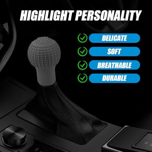 Car Gear Shift Knob Cover, Gear Shift Knob Cover Car Protect Accessories - Image 6