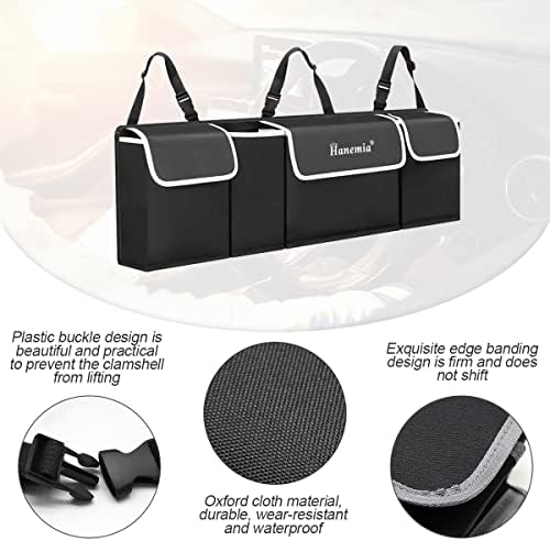 Collapsible 4-Pocket Car Trunk Organizer - Image 3