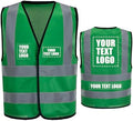 AYKRM 12 colour High visibility viz vest hi vis viz reflective work by AYKRM