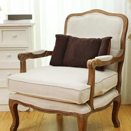 Queekay Fleece Lumbar Support Pillow 3 Section Back Pillow - Image 3