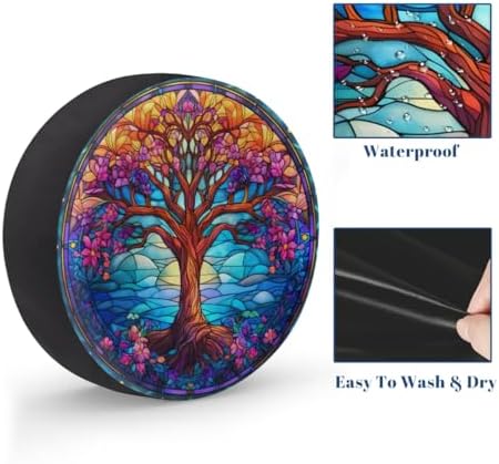 Tree of Life Spare Tire Cover Dust-Proof Spare Wheel Covers - Image 4