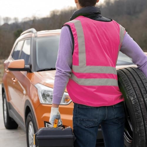 XPCARE Reflective Safety Vests For Women Men, High Visibility Security Vest - Image 6