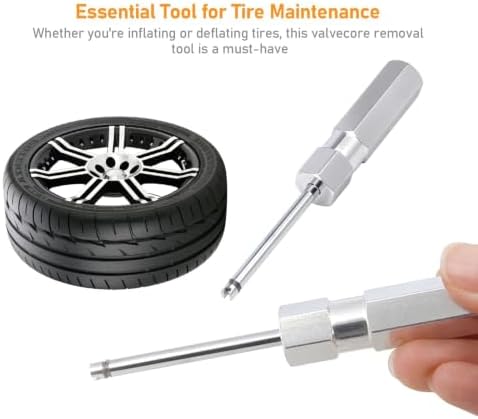 Valve Core Removal Tool 4Pcs Tire Valve Stem Remover Kit - Image 4