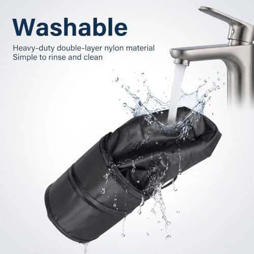 Car Trash Can, Collapsible Hanging Automotive Garbage Cans - Image 4