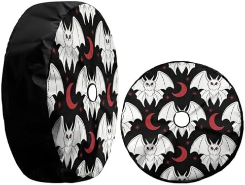 Cartoon Mothman Spare Tire Cover - Image 3