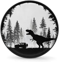 Spare Tire Cover for RV Trailer, Dinosaur Waterproof Sun Leather Wheel Cover by cfpolar
