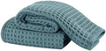 Microfiber Waffle Face Towels, 2 Pieces, Fast Drying, Lint Free 430 GSM by Unknown