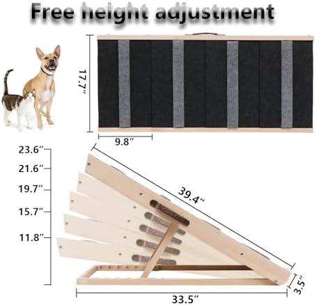 Upgrade 2-in-1 Pet Ramp Dog Stair, Folding Pet Stairs, Portable Dog Ramp - Image 2