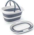 Collapsible Water Bucket with Handle, 10L Foldable Plastic Bucket by KeFanta