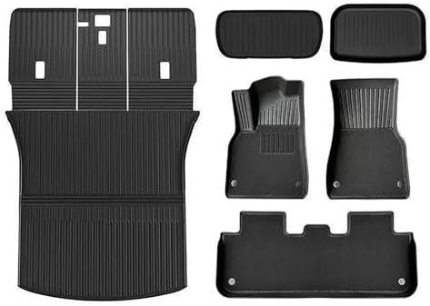 Compatible with 2026 Tesla Model Y Juniper 5 Seater Double Layer Floor Mats & - Image 2