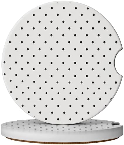 2 Pack Car Coasters for Cup Holders, Cute Car Accessories Interior by YeeCASE