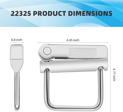 22325 No Tool Anti Rattle Hitch Clamp Tightener - Image 2