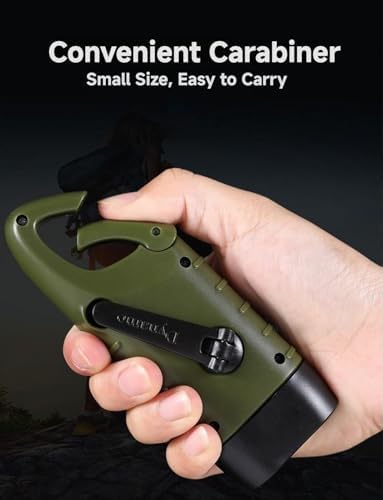 Hand Crank Solar LED Emergency Flashlight, No Battery Required - Image 4
