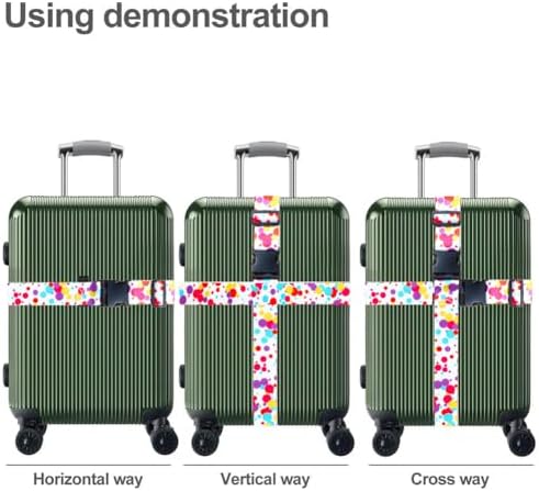 Luggage Straps for Suitcases TSA Approved Easy Pack Organized Suitcase Strap - Image 4