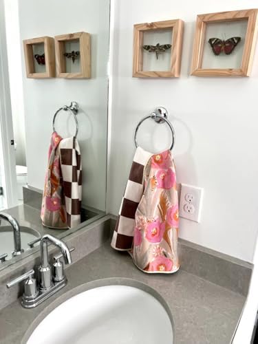 Reversible Microfiber Towel, Quick-Drying Hand Towels - Image 4