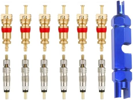 13 PCS Bicycle Valve Core Remover Tool Kit, Metal Bike Valve Cores Replacement by Unknown