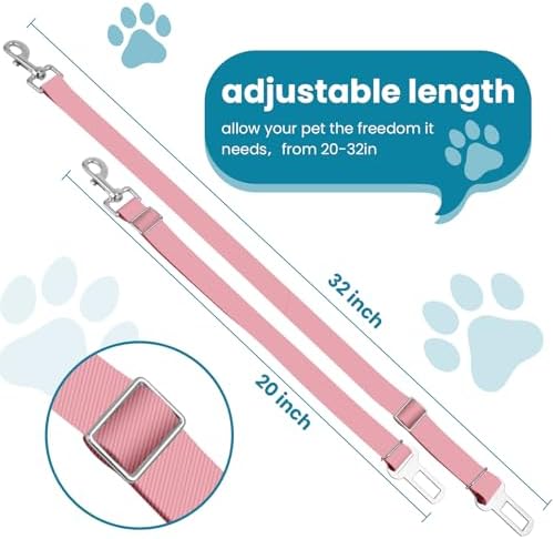 Adjustable pet cat and Dog car seat Belts. The Safety Belt fits Any car - Image 2