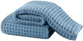 Microfiber Waffle Face Towels, 2 Pieces, Fast Drying, Lint Free 430 GSM by Unknown