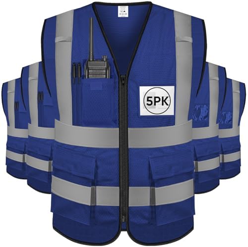 TICONN High Visibility Reflective Safety Vest by TICONN