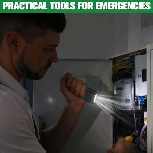 Leelosp 2 Pcs Hand Crank Solar Flashlight Emergency LED - Image 6