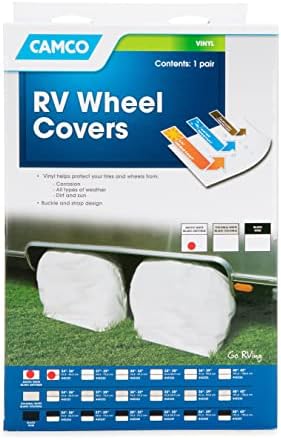 Camco 45321 Vinyl Wheel & Tire Protector, 2 Pack by Camco