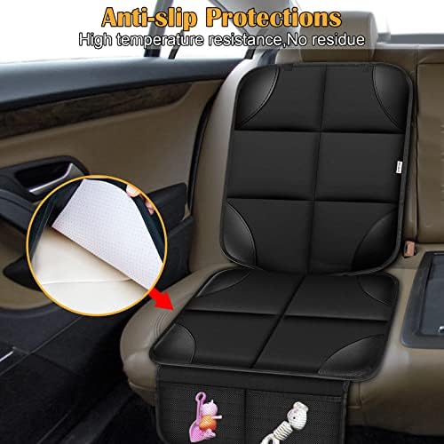 Meolsaek Kick Mats Back Seat Protector, Waterproof Oxford Seat Back Protector - Image 6