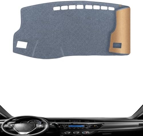 Dashboard Cover Dash Mat Fit for to-yota Corolla 2018-2014, Car Dash Board Mat by KEYOOG