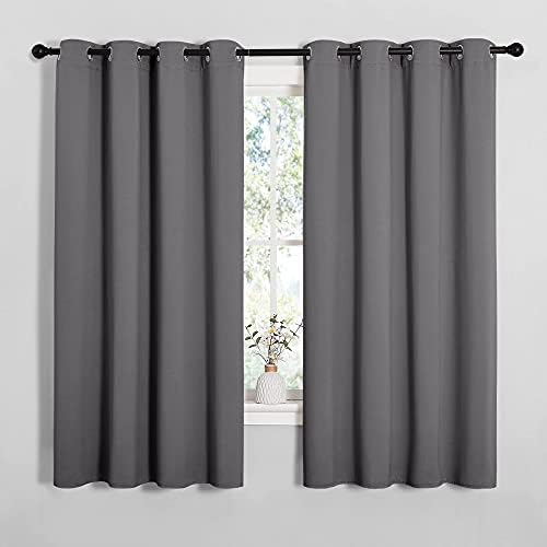 NICETOWN Grey Blackout Curtains - Image 2