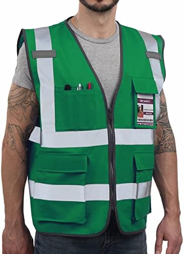 Dib Safety Hi Vis Reflective Safety Vest by HighVisibilityWorkwear