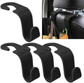 4PCS Car Seat Headrest Hooks, Car Purse Hook, Seat Back Organizer Storage by Unknown