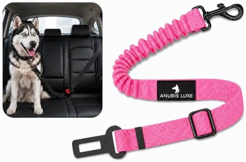 Dog Seat Belt Retractable Dog Leash Adjustable Dog Seatbelt by Unknown