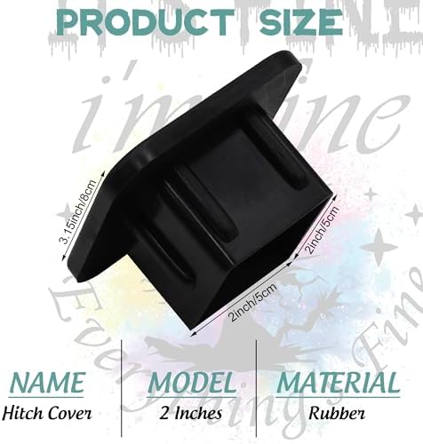 Trailer Hitch Cover, I'm Fine Tow Hitch Cover - Image 2