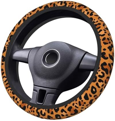 KARREAL Animal Leopard Print Cheetah Steering Wheel Cover - Image 2