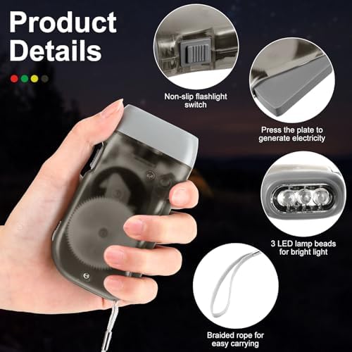 Mudder 24 Hand Crank Flashlight - Image 4