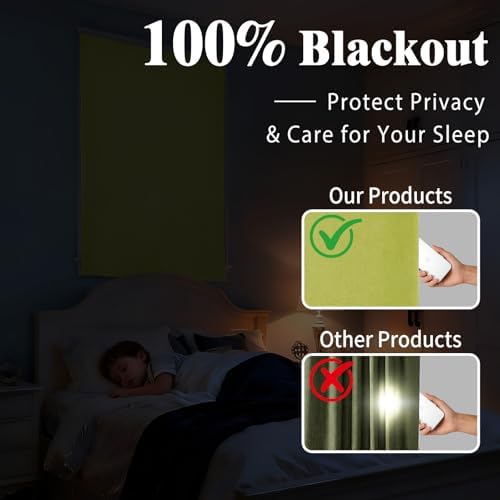 100% Blackout Self Adhesive Curtains Portable Curtain Simple and Easy to - Image 2